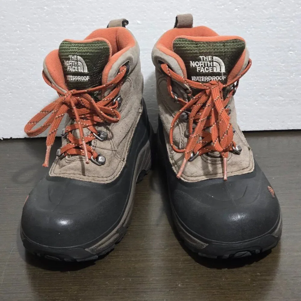 The North Face Waterproof Heat Seeker 200 Gram Insulated Beige Boots Kids 2
